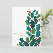 ホリースプレーフラットクリスマスカード シーズンカード (スタンド正面)