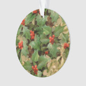 ホリーツリークリスマスホリデイヴィンテージ オーナメント (正面)