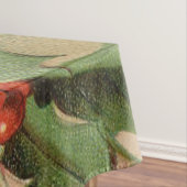 ホリーツリークリスマスホリデイヴィンテージ テーブルクロス (インサイチュ)
