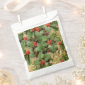 ホリーツリークリスマスホリデイヴィンテージ フェイバーバッグ (クリップ留めされた状態)