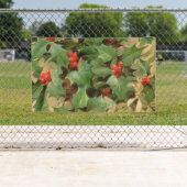 ホリーツリークリスマスホリデイヴィンテージ 横断幕 (インサイチュ)