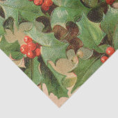 ホリーツリークリスマスホリデイヴィンテージ 薄葉紙 (詳細)