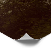 ホリーツリー – セピア ポスター (角)