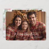 ホリーデイズ応援5フォトクリスマスカード シーズンカード (正面/裏面)