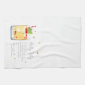 ホリードリンクすてきホリデークリスマスレシピ キッチンタオル (横)