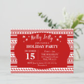 ホリーノすてきーディックプリントトナディアホリデイ 招待状 (スタンド正面)