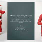 ホリーハッピー ホリデーズ トリフォールド フォト クリスマス (内部中)