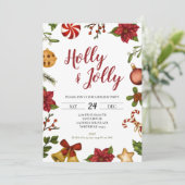 ホリーハリーホリデーパーティーのご招待 招待状 (スタンド正面)