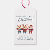ホリーハロークリスマス ギフトタグ (正面)