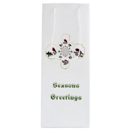 ホリーバードロビン季節のごあいさつ ワインギフトバッグ