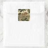 ホリーパパイズクリスマスグリーティング スクエアシール (バッグ)