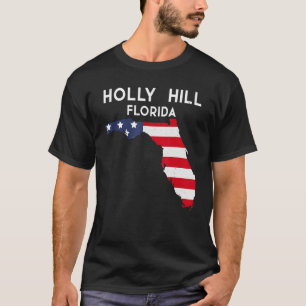 ホリーヒルフロリダUSA州アメリカトラベルフローリド Tシャツ