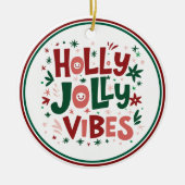 ホリービブすてきスクリスマスオーナメント セラミックオーナメント (正面)