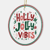 ホリービブすてきスクリスマスオーナメント セラミックオーナメント (左)