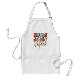 ホリービブすてきスレトログルーヴィークリスマスホリデー スタンダードエプロン