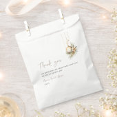 ホリーフェイバーバッグ | フェスティバルブライダルシャワーデザイン フェイバーバッグ (クリップ留めされた状態)