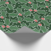 ホリーフェスティバルクリスマスラッピング紙 ラッピングペーパー (角)