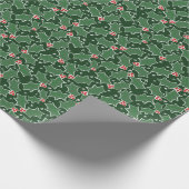 ホリーフェスティバルクリスマスラッピング紙 ラッピングペーパー (角)