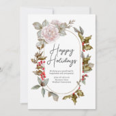 ホリーフェミニンエバーグリーン企業のフローラ シーズンカード (正面)