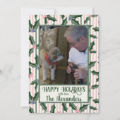 ホリーフォトホリデーカード シーズンカード (正面)