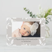 ホリーフレームホリデーフォトカード シーズンカード (スタンド正面)