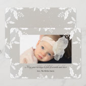 ホリーフレームホリデーフォトカード シーズンカード (正面/裏面)