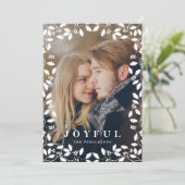 ホリーフレーム |ホリデーフォトカード シーズンカード (スタンド正面)