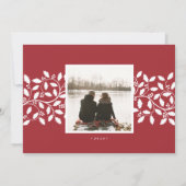 ホリーフレーム |ホリデーフォトカード シーズンカード (裏面)