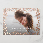 ホリーフレーム |常に写メリー真 箔シーズンカード (正面)