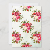 ホリーフローラブライダルシャワーブライダルティー 招待状 (裏面)