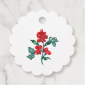 ホリーフローラメッセージカード フェイバータグ (正面)