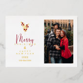 ホリーブランチお洒落ズメリークリスマスクラシック 箔シーズンカード (正面)