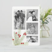 ホリーブランチシェードホリデーフォトカード シーズンカード (スタンド正面)