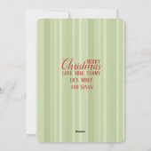 ホリーブランチシェードホリデーフォトカード シーズンカード (裏面)