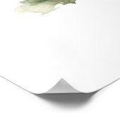 ホリーブルーバタフライアートプリントポスター ポスター (角)