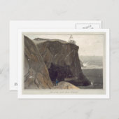 ホリーヘッドのプラットフォームからボートを降ろして ポストカード (正面/裏面)