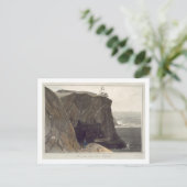 ホリーヘッドのプラットフォームからボートを降ろして ポストカード (スタンド正面)