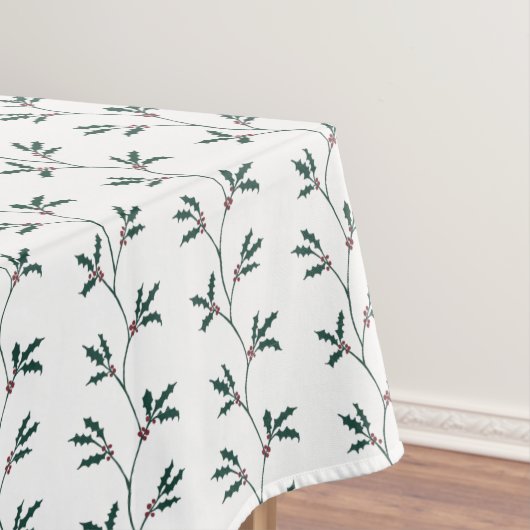 ホリーベリーつる植物クリスマステーブルクロス テーブルクロス (インサイチュ)
