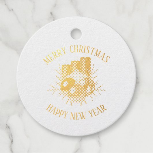 ホリーベリーとキャンドル フェイバータグ (正面)