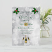 ホリーベリーとシャンパン 招待状 (スタンド正面)