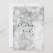 ホリーベリーとシャンパン 招待状 (裏面)