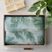 ホリーベリーとパインクリスマスデコップクラフトP 薄葉紙 (ギフト)