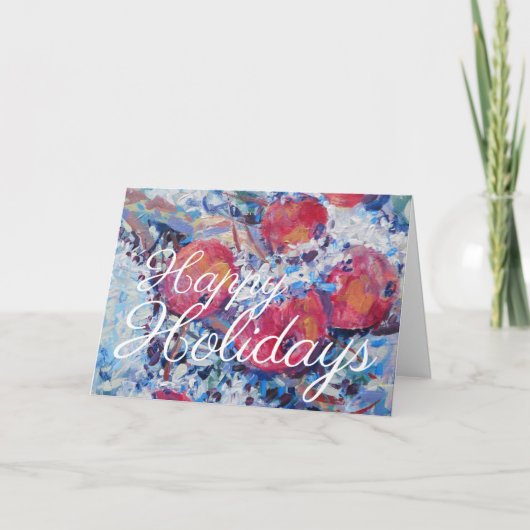 ホリーベリーと雪片#121107 シーズンカード (正面)