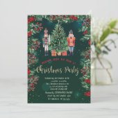 ホリーベリーのくるみ割り人形 グリーンカンパニー クリスマス 招待状 (スタンド正面)