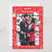 ホリーベリーのクリスマスカスタムの写真 シーズンカード (正面)