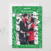 ホリーベリーのクリスマスカスタムの写真 シーズンカード (正面)