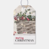 ホリーベリーのクリスマスギフトタグ ギフトタグ (正面)