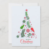 ホリーベリーのクリスマスツリー　コーポレートグリーティング シーズンカード (正面)