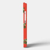 ホリーベリーの植物が付いたビンテージクリスマスパターン Case-Mate iPhoneケース (裏面 / 左)