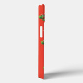 ホリーベリーの植物が付いたビンテージクリスマスパターン Case-Mate iPhoneケース (裏面 / 右)